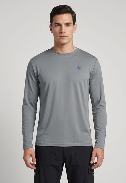 Camiseta Manga Larga Ocean Pacific Gris