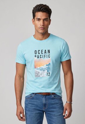 Camiseta Ocean Pacific Turquesa
