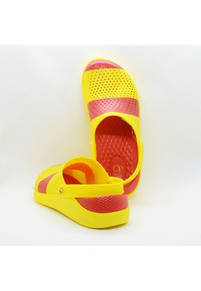Sandalias Ocean Pacific Hombre SPAIN Amarillo & Rojo