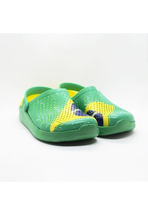 Sandalias Ocean Pacific Hombre BRASIL Verde & Amarillo & Azul