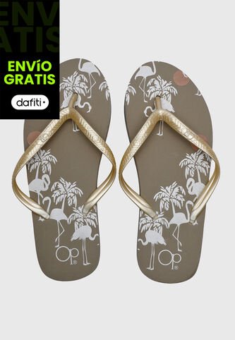 Playeras Lifestyle Ocean Pacific Alana Taupe Ocean Pacific
