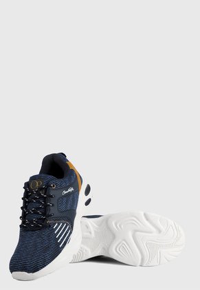 Tenis Lifestyle Azul-Blanco-Amarillo Ocean Pacific Pumba