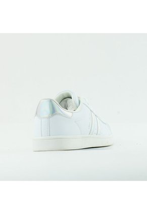 Tenis Ocean Pacific SIGY Color Blanco / Plata Metálico