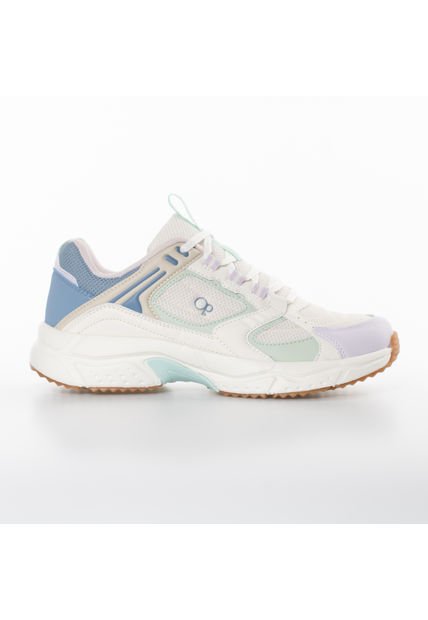 Tenis Op Zol Para Mujer Color Gris Multicolor