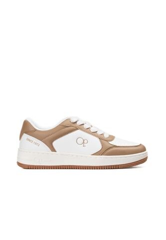 Tenis Ocean Pacific Imani Classic Para Mujer Color Blanco Y Café Ocean Pacific