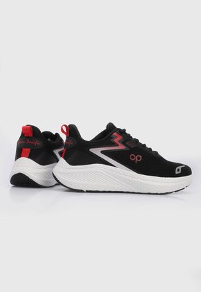 Tenis Running Negro-Rojo-Blanco Ocean Pacific Angel