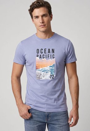 Camiseta Ocean Pacific Lila