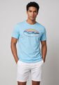 Camiseta Ocean Pacific Celeste de Ocean Pacific