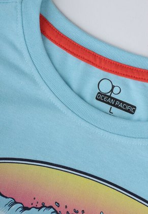 Camiseta Ocean Pacific Celeste