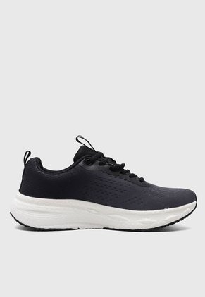 Tenis Running Gris-Negro-Blanco Ocean Pacific Duran