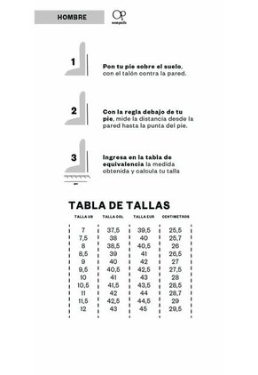 Tenis OP Ebra Para Hombre Color Negro Y Blanco