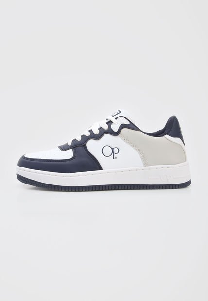 Tenis Lifestyle Blanco-Negro-Rojo Ocean Pacific Baquilio