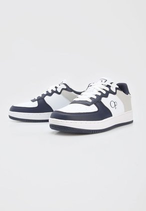 Tenis Lifestyle Blanco-Negro-Rojo Ocean Pacific Baquilio