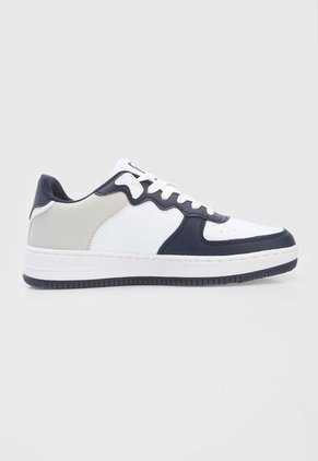 Tenis Lifestyle Blanco-Negro-Rojo Ocean Pacific Baquilio