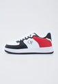 Tenis Lifestyle Blanco-Negro-Rojo Ocean Pacific Baquilio de Ocean Pacific