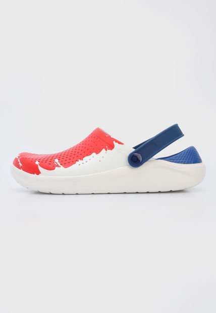 Playera Blanco-Azul-rojo Ocean Pacific France