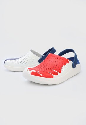 Playera Blanco-Azul-rojo Ocean Pacific France