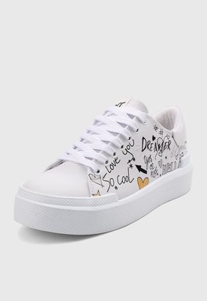 Tenis Lifestyle Blanco-Negro Off Shoes