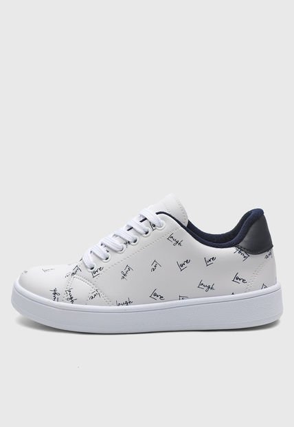 Tenis Lifestyle Blanco-Azul Navy Off Shoes