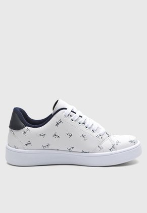 Tenis Lifestyle Blanco-Azul Navy Off Shoes