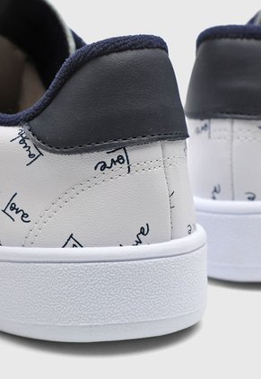 Tenis Lifestyle Blanco-Azul Navy Off Shoes