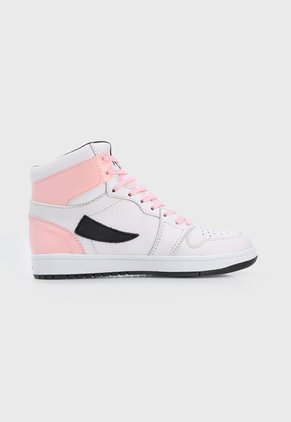 Bota Lifestyle Blanco-Rosa-Negro Off Shoes