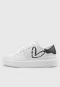 Tenis Lifestyle Blanco-Negro-Plateado Off Shoes de Off Shoes