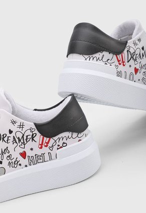 Tenis Lifestyle Blanco-Negro Off Shoes