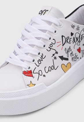 Tenis Lifestyle Blanco-Negro Off Shoes