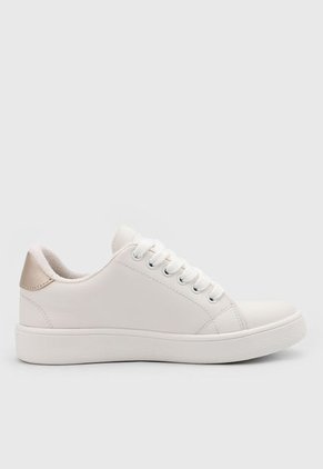 Tenis Lifestyle Blanco-Dorado Off Shoes