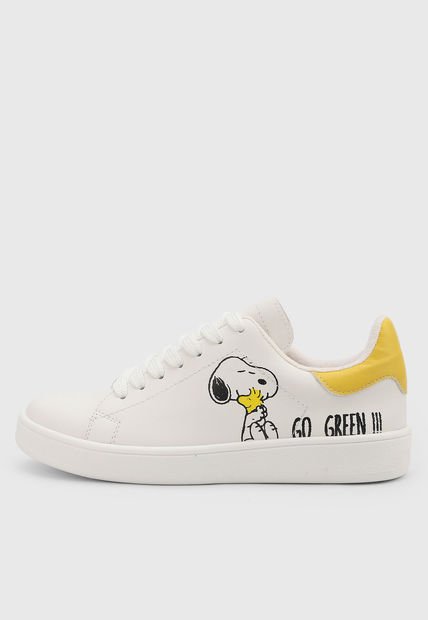 Tenis Lifestyle Blanco-Amarillo-Negro Off Shoes