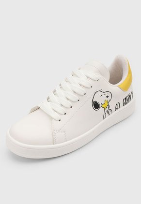 Tenis Lifestyle Blanco-Amarillo-Negro Off Shoes