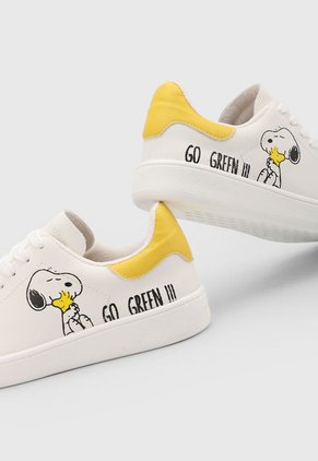 Tenis Lifestyle Blanco-Amarillo-Negro Off Shoes