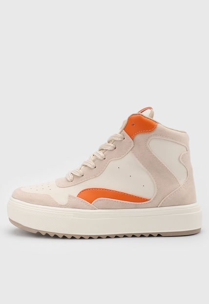 Tenis Lifestyle Marfil-Beige-Naranja Off Shoes