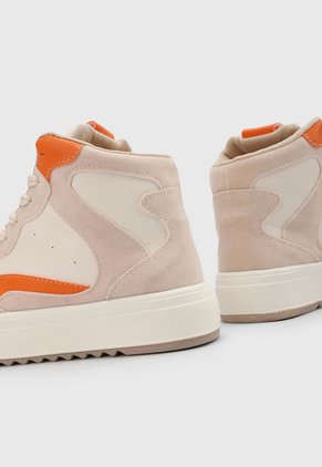 Tenis Lifestyle Marfil-Beige-Naranja Off Shoes