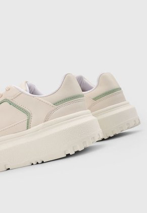 Tenis Lifestyle Marfil-Verde Menta Off Shoes