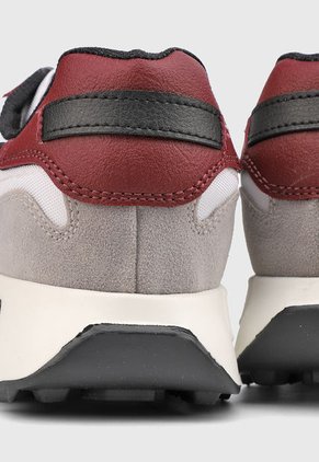 Tenis Lifestyle Blanco-Gris-Vino Off Shoes