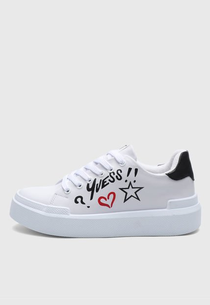 Tenis Lifestyle Blanco-Negro-Rojo Off Shoes