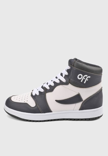 Tenis Lifestyle Marfil-Azul Navy-Negro Off Shoes