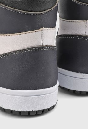 Tenis Lifestyle Marfil-Azul Navy-Negro Off Shoes