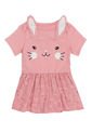 Vestido Manga Corta Rosado  OFFCORSS de OFFCORSS