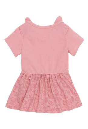 Vestido Manga Corta Rosado  OFFCORSS