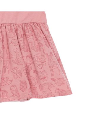 Vestido Manga Corta Rosado  OFFCORSS