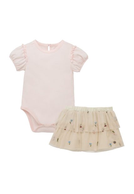 Conjunto Corto Gris  OFFCORSS