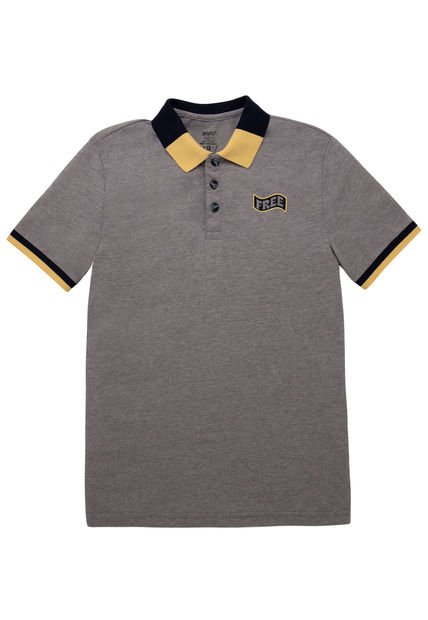 Camiseta Polo Gris  OFFCORSS