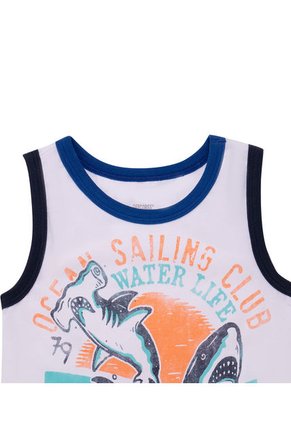 Camiseta Manga Sisa Blanco  OFFCORSS