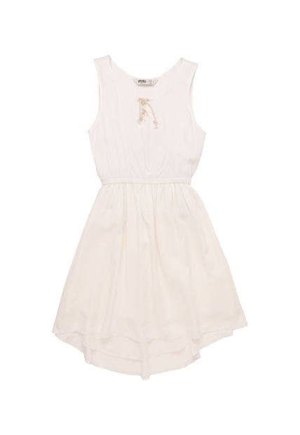 Vestido Manga Sisa Blanco  OFFCORSS