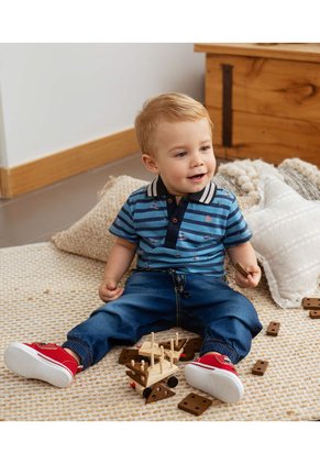 Zapatos Con Velcro Rojo OFFCORSS
