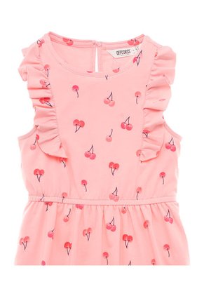 Vestido Manga Corta Rosado  OFFCORSS