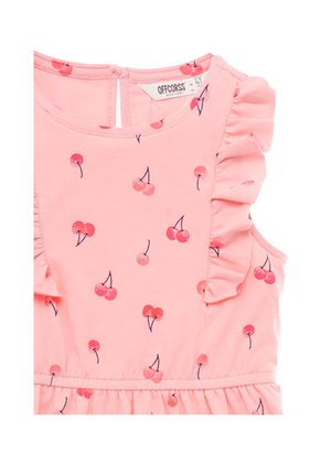 Vestido Manga Corta Rosado  OFFCORSS